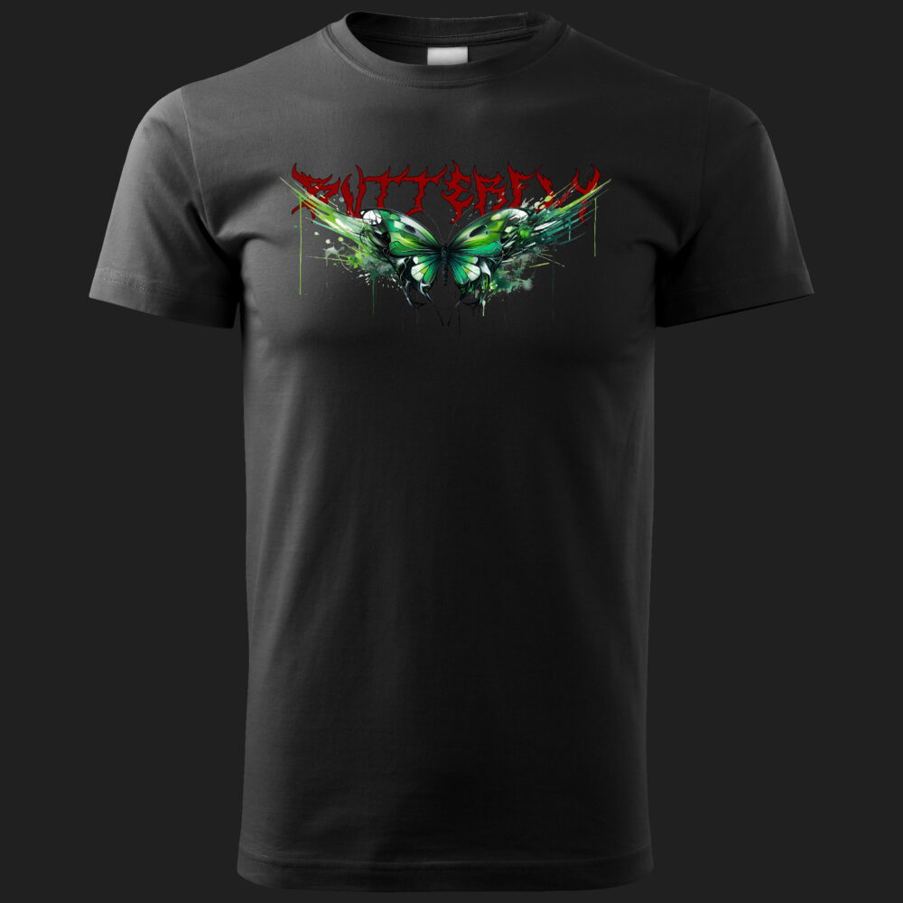 Koszulka butterfly (g) czarna