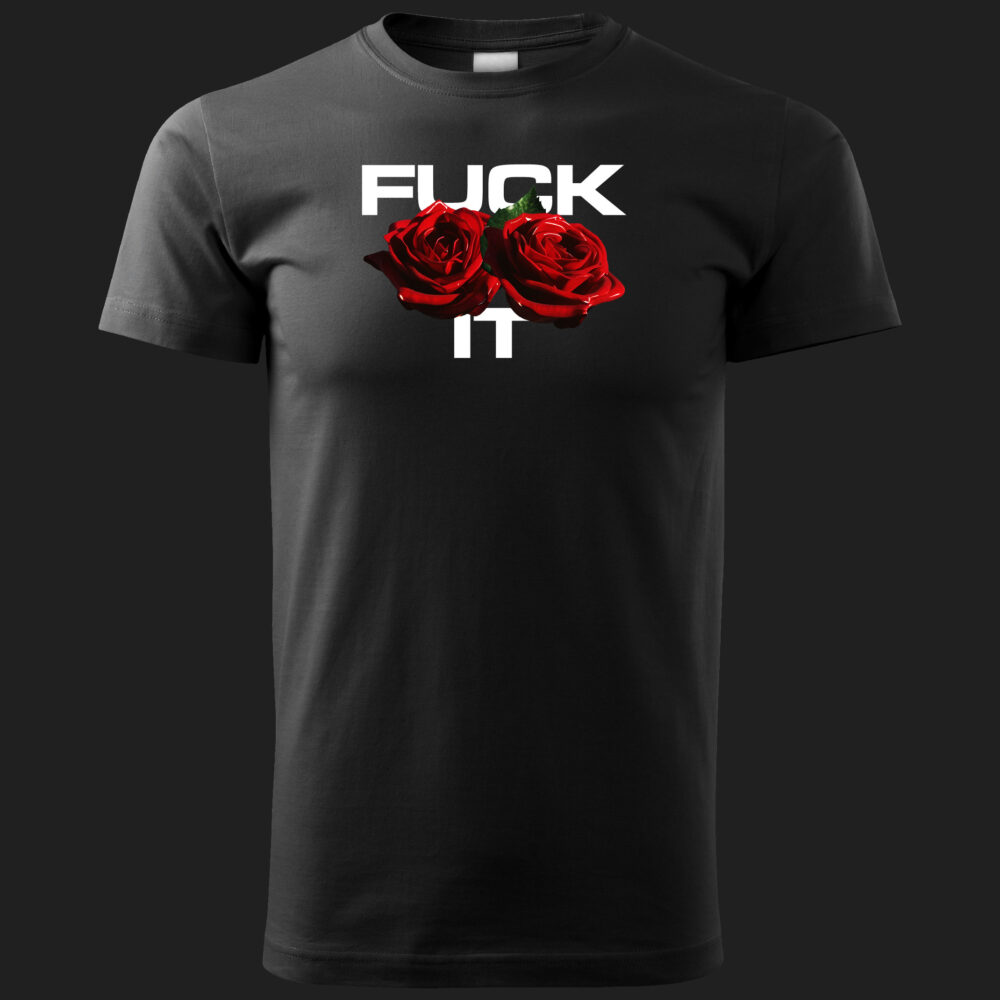 Koszulka fuck it czarna