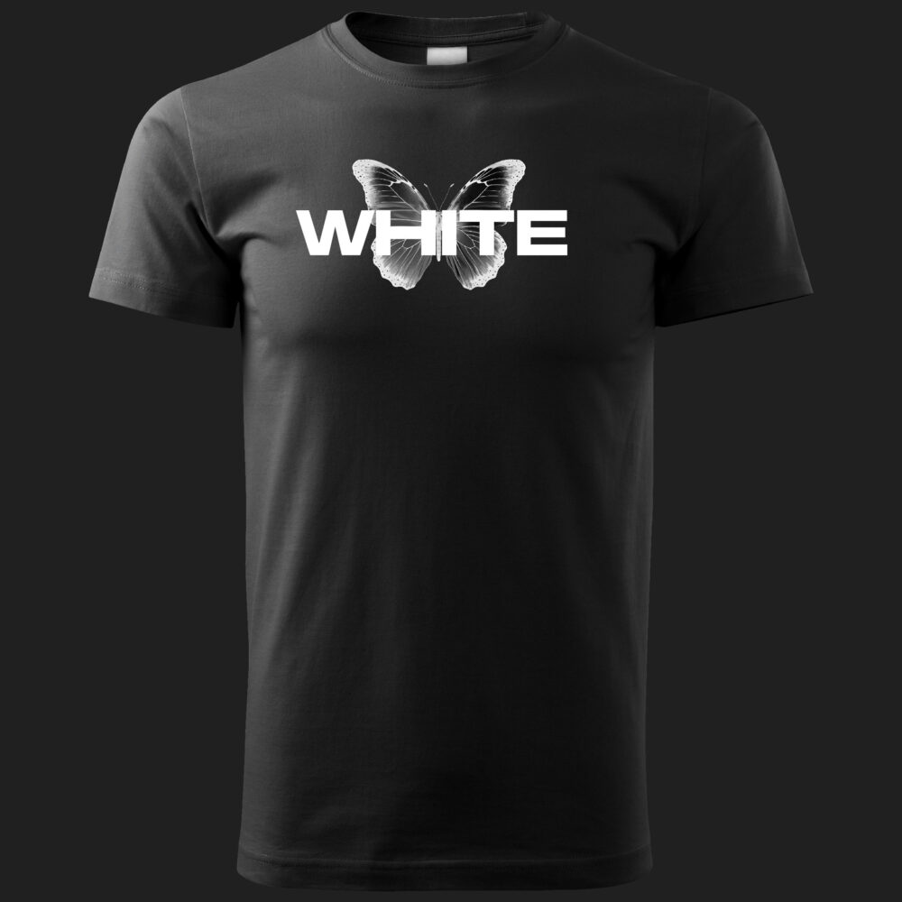 Koszulka white czarna
