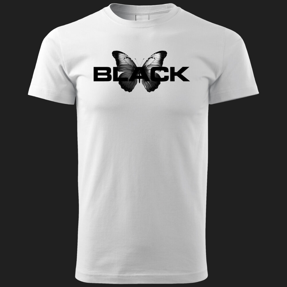 Koszulka black biala