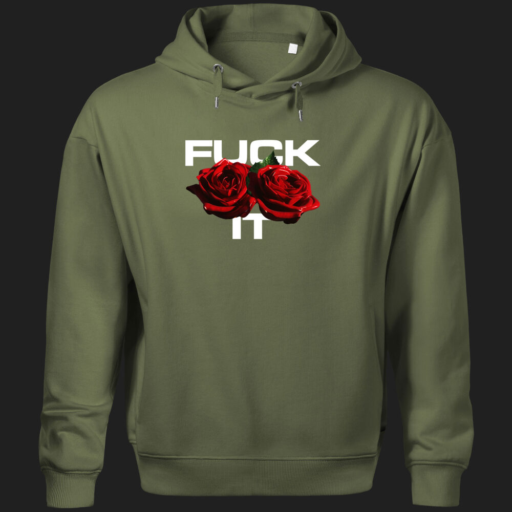 Bluza fuck it (w) zielona