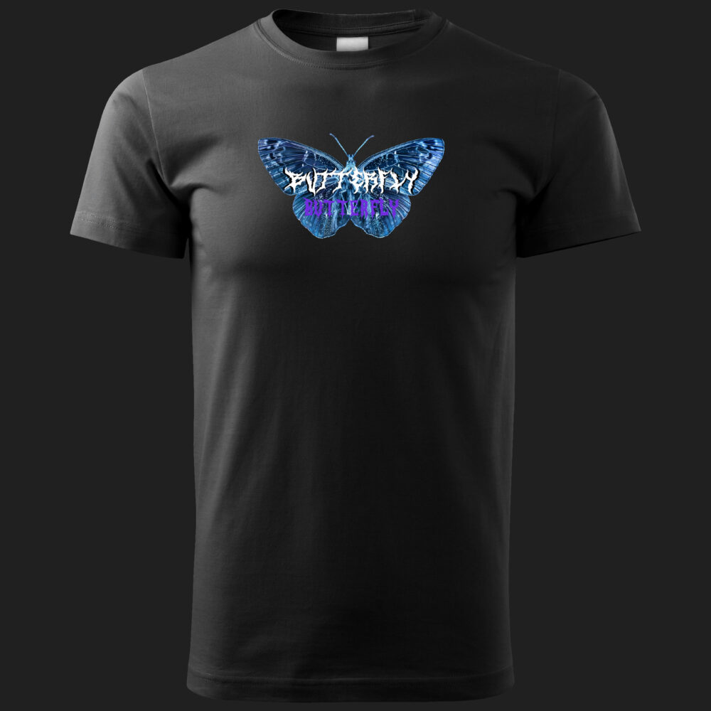 Koszulka butterfly (b) czarna