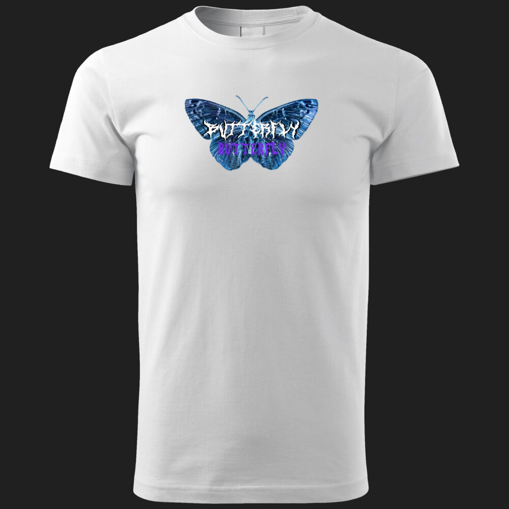 Koszulka butterfly (b) biala