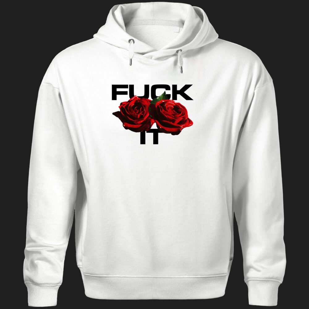 Bluza fuck it biała
