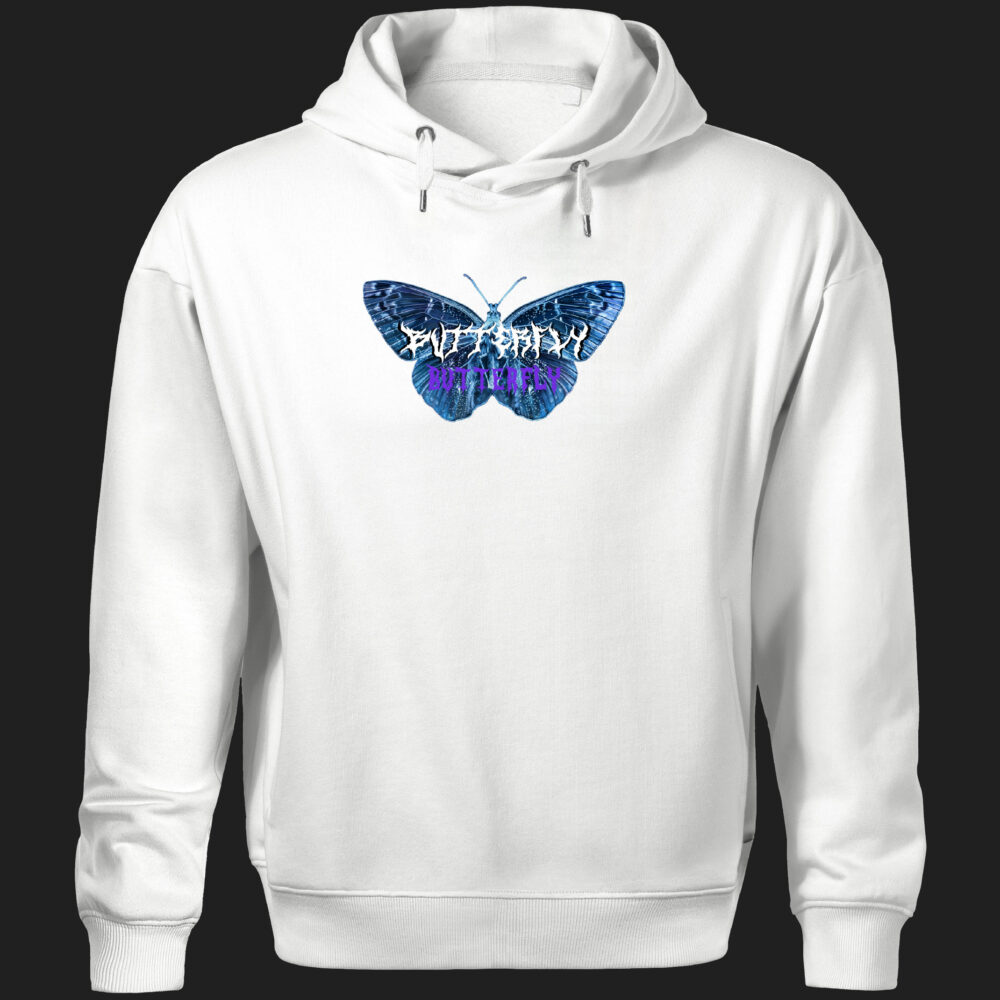 Bluza butterfly (b) biała