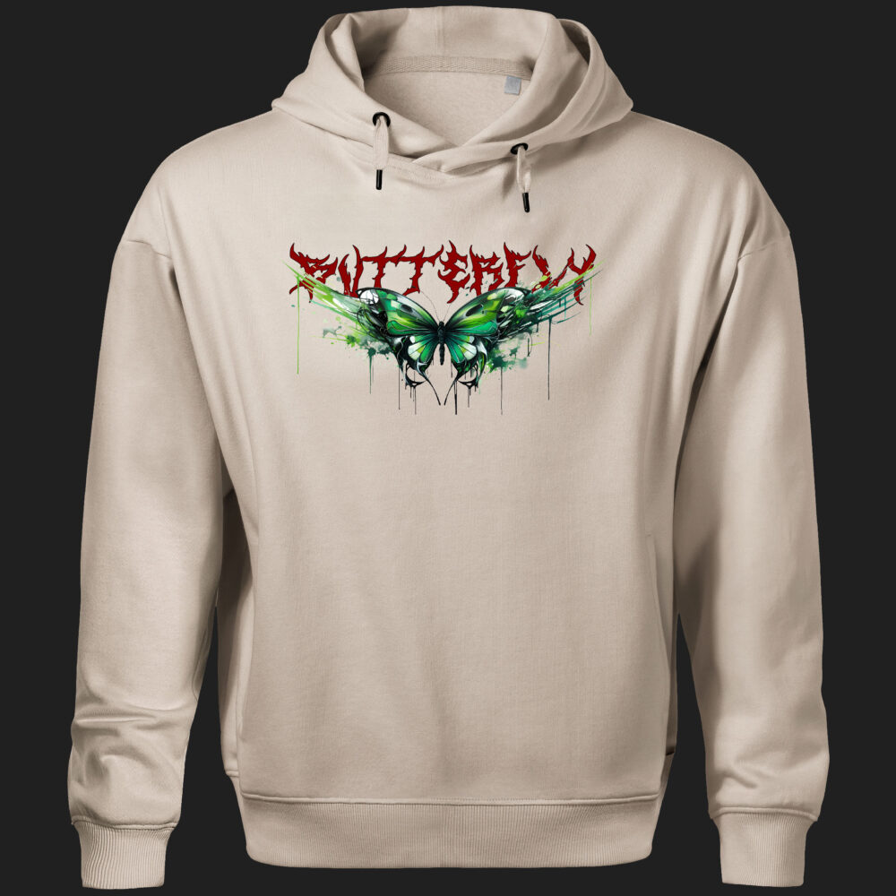 Bluza butterfly (g) lodowo siwa