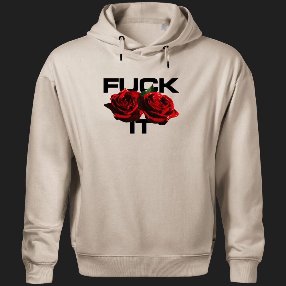 Bluza fuck it (b) lodowo siwa